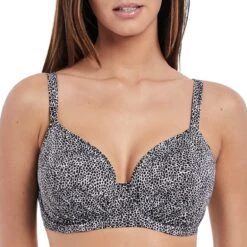 Haut De Maillot Bonnets Moulés à Armatures Run Wild Noir