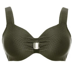 Haut De Maillot De Bain à Armatures St. Tropez Olive -Luxe Sable Boutique haut de maillot de bain a armatures st tropez olive 2