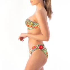 Haut De Maillot De Bain Bandeau Motif Jungle Et Animal Alba -Luxe Sable Boutique haut de maillot de bain bandeau motif jungle et animal alba 2