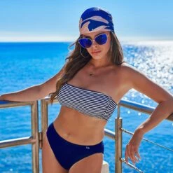 Haut De Maillot De Bain Bandeau Rayé Queen 11 Haut De Maillot De Bain Bandeau Rayé Queen -Luxe Sable Boutique haut de maillot de bain bandeau raye queen 4