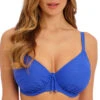 Haut De Maillot De Bain Emboitant Beach Waves Ultramarine -Luxe Sable Boutique haut de maillot de bain emboitant beach waves ultramarine