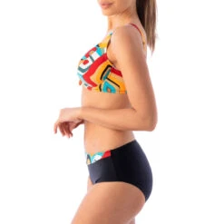 Haut De Maillot De Bain Foulard à Armatures Imprimé Moderne Paula 9 Haut De Maillot De Bain Foulard à Armatures Imprimé Moderne Paula -Luxe Sable Boutique haut de maillot de bain foulard a armatures imprime moderne paula 2