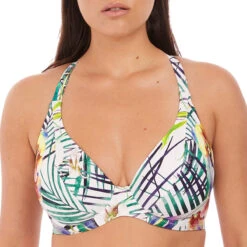 Haut De Maillot De Bain Plongeant Playa Blanca Multi