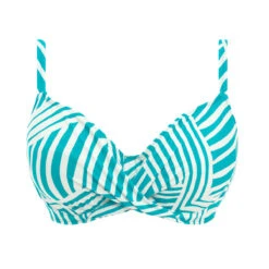 Haut De Maillot De Bain Twisté La Chiva Aquamarine -Luxe Sable Boutique haut de maillot de bain twiste la chiva aquamarine 4