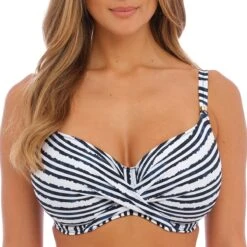 Haut De Maillot De Bain Twisté Sunshine Coast French Navy