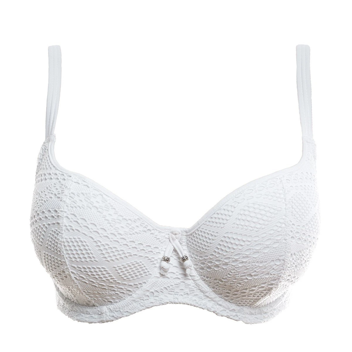 Haut De Maillot Effet Crochet Sundance Blanc 6 Haut De Maillot Effet Crochet Sundance Blanc – Image 4