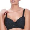 Haut De Maillot Effet Crochet Sundance Noir -Luxe Sable Boutique haut de maillot effet crochet sundance noir