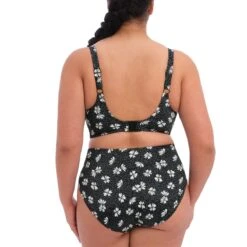 Haut De Maillot Plongeant à Armatures Plain Sailing Black Daisy -Luxe Sable Boutique haut de maillot plongeant a armatures plain sailing black daisy 2
