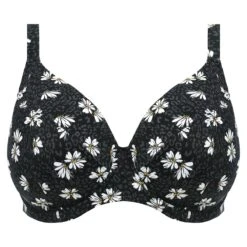 Haut De Maillot Plongeant à Armatures Plain Sailing Black Daisy -Luxe Sable Boutique haut de maillot plongeant a armatures plain sailing black daisy 3