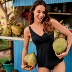 Haut De Maillot Tankini à Armature Maily Noir -Luxe Sable Boutique haut de maillot tankini a armature maily noir 3