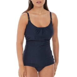 Luxe Sable Boutique -Luxe Sable Boutique haut de maillot tankini a armatures long island ink 1