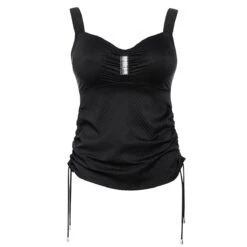 Haut De Maillot Tankini à Armatures St. Tropez Noir -Luxe Sable Boutique haut de maillot tankini a armatures st tropez noir 2