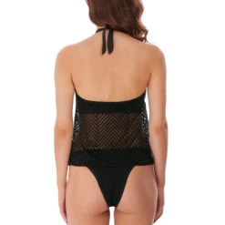 Haut De Maillot Tankini Décolleté Plongeant Urban Night -Luxe Sable Boutique haut de maillot tankini decollete plongeant urban night 3