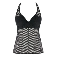 Haut De Maillot Tankini Décolleté Plongeant Urban Night -Luxe Sable Boutique haut de maillot tankini decollete plongeant urban night 5