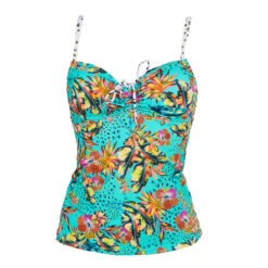 Haut De Maillot Tankini Sans Armatures Imprimé Tropical Monoï 10 Haut De Maillot Tankini Sans Armatures Imprimé Tropical Monoï -Luxe Sable Boutique haut de maillot tankini sans armatures imprime tropical monoi 3