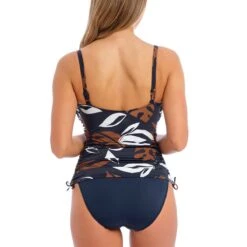 Haut De Maillot Tankini Twisté Lake Orta French Navy -Luxe Sable Boutique haut de maillot tankini twiste lake orta french navy 3