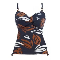 Haut De Maillot Tankini Twisté Lake Orta French Navy -Luxe Sable Boutique haut de maillot tankini twiste lake orta french navy 4