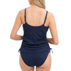 Haut De Maillot Tankini Twisté Ottawa Ink -Luxe Sable Boutique haut de maillot tankini twiste ottawa ink 2