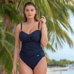 Haut De Maillot Tankini Twisté Ottawa Ink -Luxe Sable Boutique haut de maillot tankini twiste ottawa ink 4