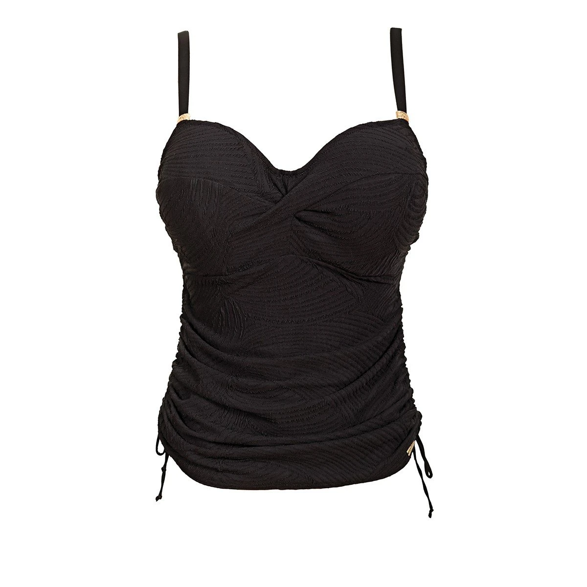 Haut De Maillot Tankini Twisté Ottawa Noir 7 Haut De Maillot Tankini Twisté Ottawa Noir – Image 5