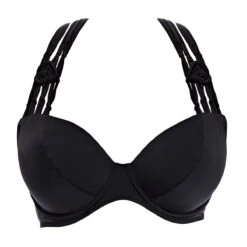 Haut De Maillot Tour De Cou Macramé Noir -Luxe Sable Boutique haut de maillot tour de cou macrame noir 4