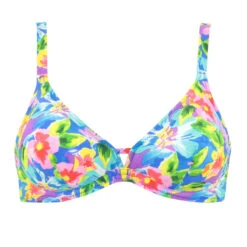 Haut De Maillot Triangle à Armatures Imprimé Floral Maddalena -Luxe Sable Boutique haut de maillot triangle a armatures imprime floral maddalena 4