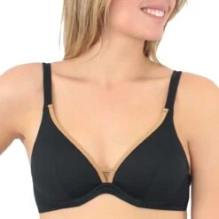 Haut De Maillot Triangle à Armatures Venezia Noir