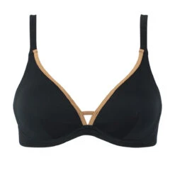 Haut De Maillot Triangle à Armatures Venezia Noir -Luxe Sable Boutique haut de maillot triangle a armatures venezia noir 4