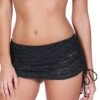 Jupe De Bain Avec Culotte Intégrée Sundance Noir -Luxe Sable Boutique jupe de bain avec culotte integree sundance noir