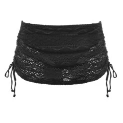 Jupe De Bain Avec Culotte Intégrée Sundance Noir -Luxe Sable Boutique jupe de bain avec culotte integree sundance noir 2