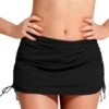 Jupe De Bain Kim Island Hopping Noir -Luxe Sable Boutique jupette de bain reglable island hopping noir