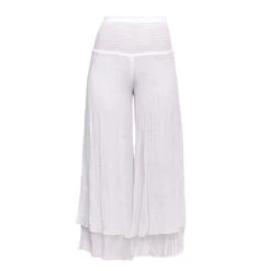 Pantalon De Plage Pétales Ivoire -Luxe Sable Boutique pantalon de plage petales ivoire 3