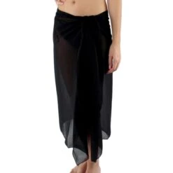 Paréo De Plage Chic Charme Noir -Luxe Sable Boutique pareo de plage charme noir 2