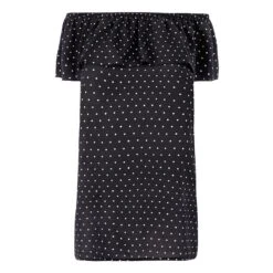 Robe De Plage Bardot Jewel Cove Noir 11 Robe De Plage Bardot Jewel Cove Noir -Luxe Sable Boutique robe de plage bardot jewel cove noir 4