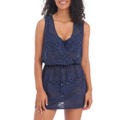 Robe De Plage Effet Crochet Ajouré Sundance Denim