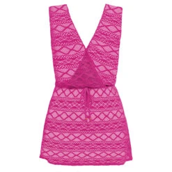 Robe De Plage Effet Crochet Ajouré Sundance Orchid -Luxe Sable Boutique robe de plage effet crochet ajoure sundance orchid 3
