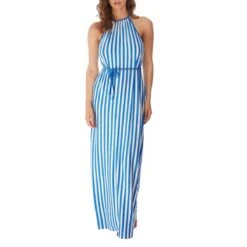 Robe De Plage Longue Beach Hut Blue Moon