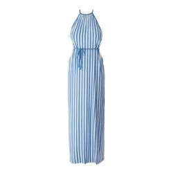 Robe De Plage Longue Beach Hut Blue Moon -Luxe Sable Boutique robe de plage longue beach hut blue moon 4