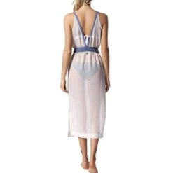 Robe Longue De Plage Deas écru -Luxe Sable Boutique robe longue de plage deas ecru 2