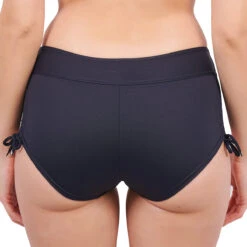 Shorty De Bain Réglable Noir Uni 8 Shorty De Bain Réglable Noir Uni -Luxe Sable Boutique shorty de bain reglable noir uni 2