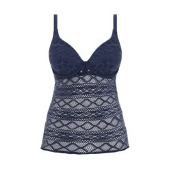 Tankini à Armatures Effet Crochet Sundance Denim -Luxe Sable Boutique tankini a armatures effet crochet sundance denim 5