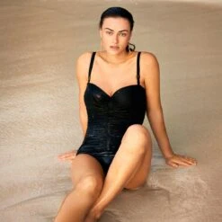 Tankini Avec Soutien-gorge à Armatures Cocktail Noir -Luxe Sable Boutique tankini avec soutien gorge a armatures cocktail noir 4