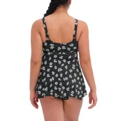 Luxe Sable Boutique -Luxe Sable Boutique tankini sans armatures plain sailing black daisy 1