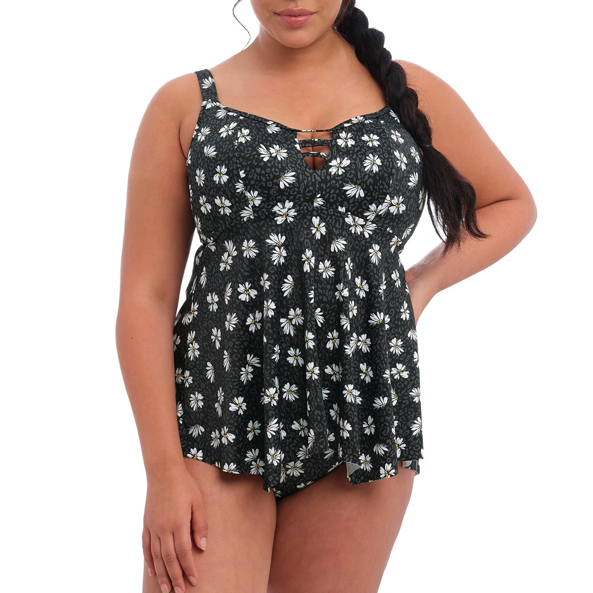 Tankini Sans Armatures Plain Sailing Black Daisy 5 Tankini Sans Armatures Plain Sailing Black Daisy – Image 3
