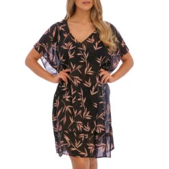 Tunique De Plage Luna Bay Lacquered Black