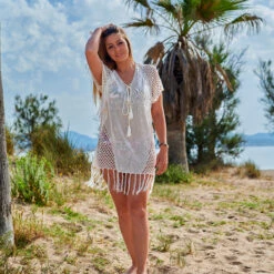 Tunique De Plage Sandy Ivoire 11 Tunique De Plage Sandy Ivoire -Luxe Sable Boutique tunique de plage sandy ivoire 4